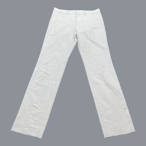Theory Marlo Devlen Mens 32x33 Slim Micro Check Dress Pants Light Blue F024263R